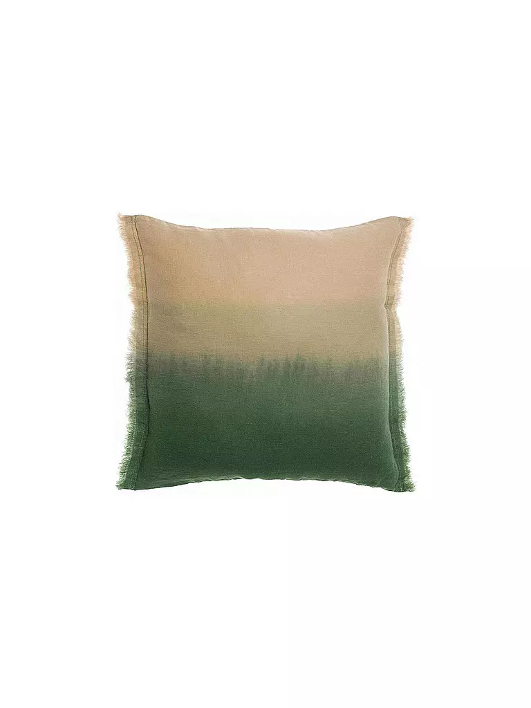 VIVARAISE | Funda de cojín 45x45cm ZEFF Shade Epicea | Verde oscuro