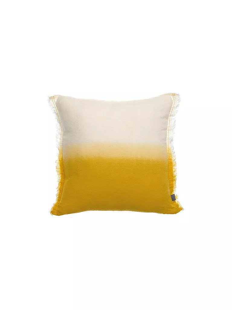 VIVARAISE | Funda de cojín 45x45cm ZEFF Shade Mangue | Amarillo
