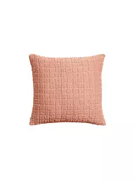 VIVARAISE | Funda de cojín 45x45cm SWAMI Lichen | Naranja