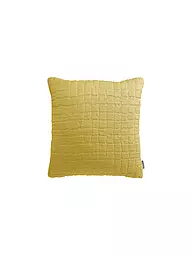 VIVARAISE | Funda de cojín 45x45cm SWAMI Lichen | Amarillo