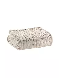 VIVARAISE | Manta - Plaid 130x200cm Oliva | Crema