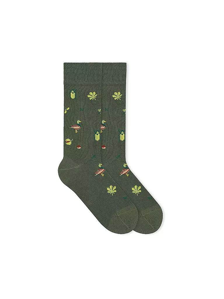 VON JUNGFELD | Socken Pond | Verde oscuro