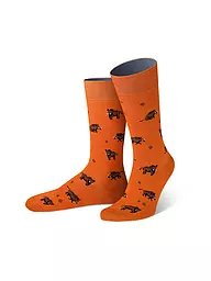 VON JUNGFELD | Socken WILDSCHWEIN orange | Naranja