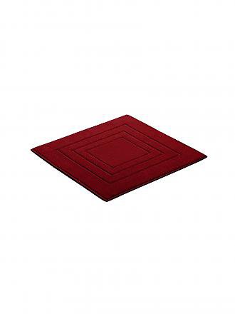 VOSSEN | Alfombra de baño FEELING 60x60cm Rubí