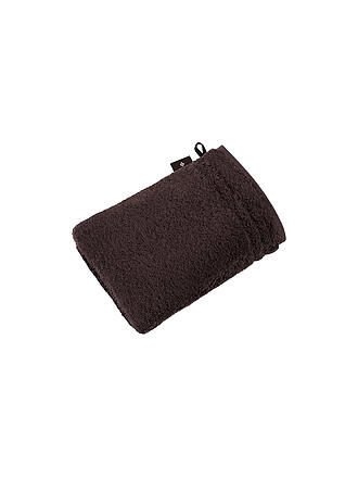 VOSSEN | Guante de baño VIENNA STYLE SUPERSOFT 16x22cm Marrón oscuro