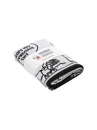 VOSSEN | Toalla 50x100cm PEANUTS MOMENTS Black / White