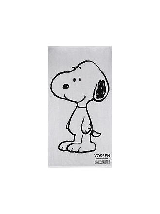 VOSSEN | Toalla de playa SNOOPY BEACH 100x180cm Black / White