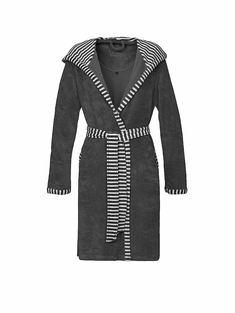 Albornoz de mujer JUNO Grafito gris XS