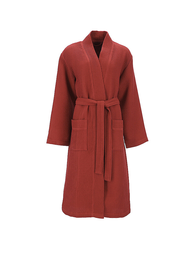 Albornoz unisex SIAM Raw Sugar rojo oscuro L/XL