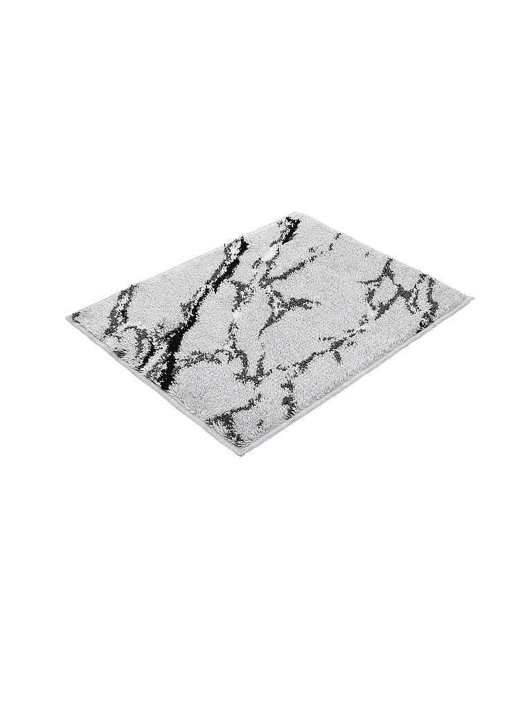 Badteppich MARBLE 50x60cm Light Grey gris claro