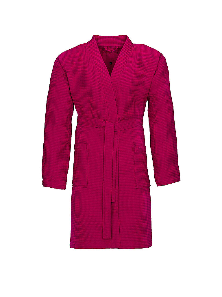 Albornoz unisex ROM Cranberry rosa L
