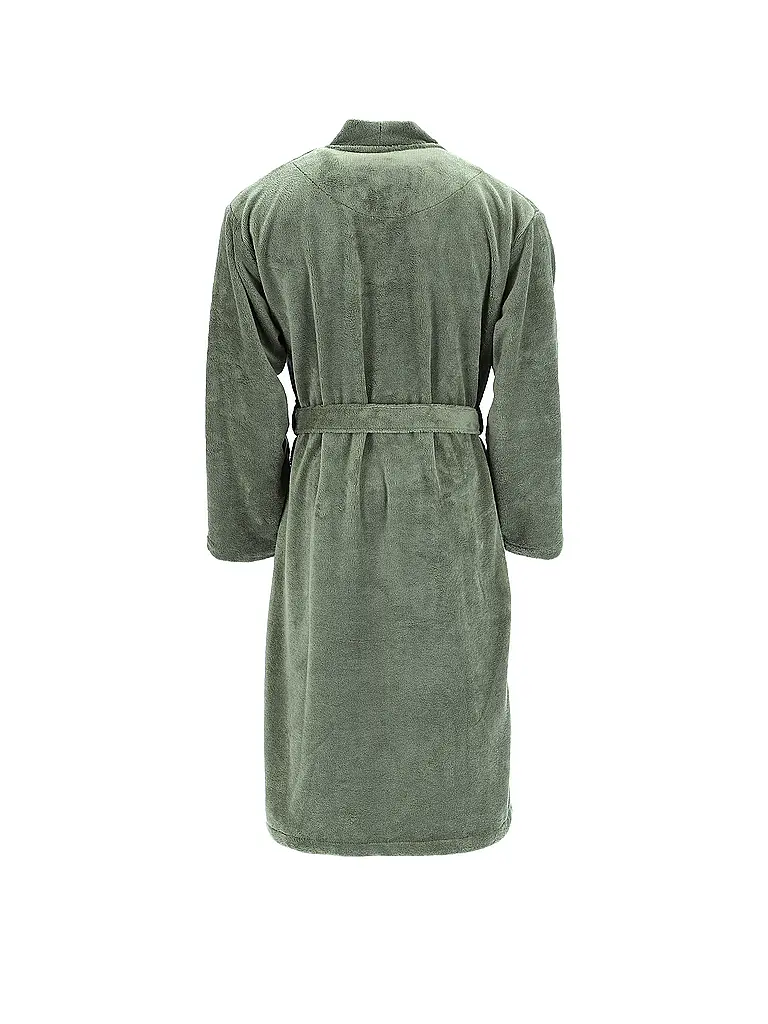 VOSSEN | Albornoz para hombre COSMO Detox Green | Verde oscuro