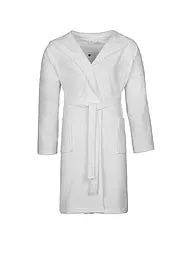 VOSSEN | Albornoz unisex TEXAS Franela | Blanco
