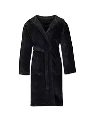 VOSSEN | Albornoz unisex TEXAS Franela | Negro