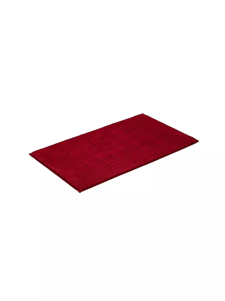 VOSSEN | Alfombra de baño EXCLUSIVE 60x100cm Rubí | Rojo oscuro