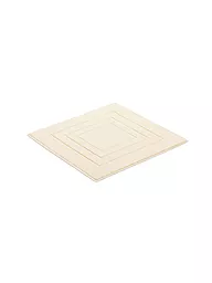 VOSSEN | Alfombra de baño FEELING 60x60cm Rubí | Beige