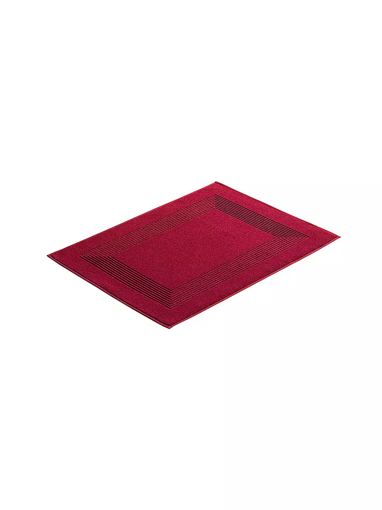 VOSSEN | Badevorleger NEW GENERATION 50x70cm Rubin | Rojo oscuro