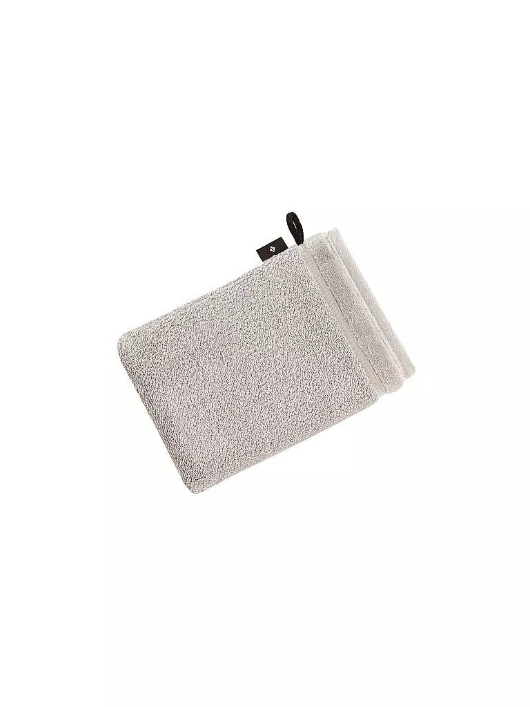 VOSSEN | Guante de baño PURE 16x22cm Stone | Plata