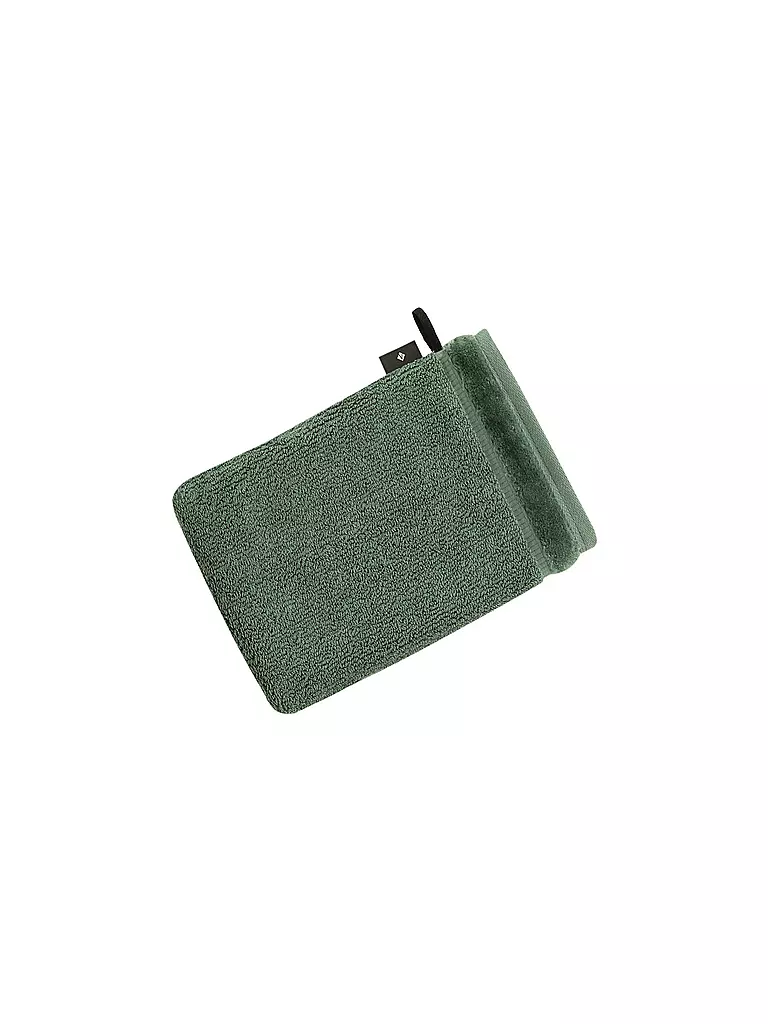 VOSSEN | Guante de baño PURE 16x22cm Té Verde | Petróleo
