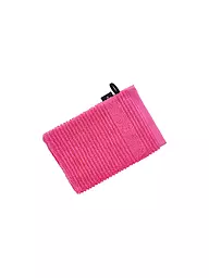 VOSSEN | Guante de baño TOMORROW 22x16m Gris oscuro | Fucsia