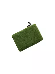 VOSSEN | Guante de baño VEGAN LIFE 16x22cm Clover | Verde oscuro