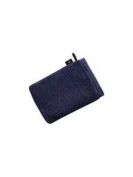 VOSSEN | Guante de baño VEGAN LIFE 16x22cm Clover | Azul oscuro