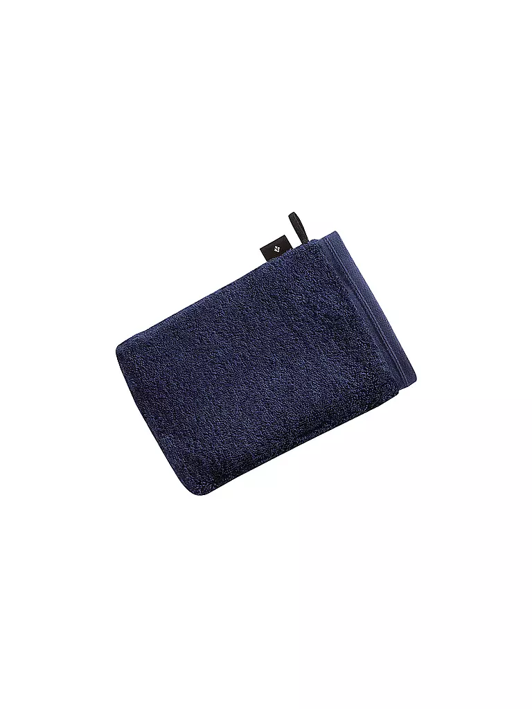 VOSSEN | Guante de baño VEGAN LIFE 22x16cm Azul Marino | Azul oscuro