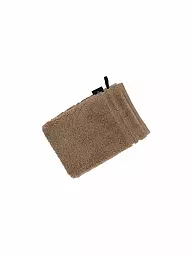 VOSSEN | Guante de baño VIENNA STYLE SUPERSOFT 16x22cm Marrón oscuro | Camel