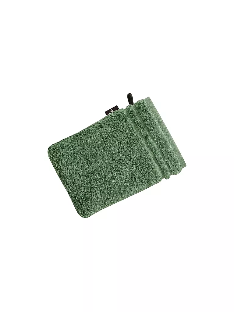 VOSSEN | Guante de baño VIENNA STYLE SUPERSOFT 16x22cm Evergreen | Oliva