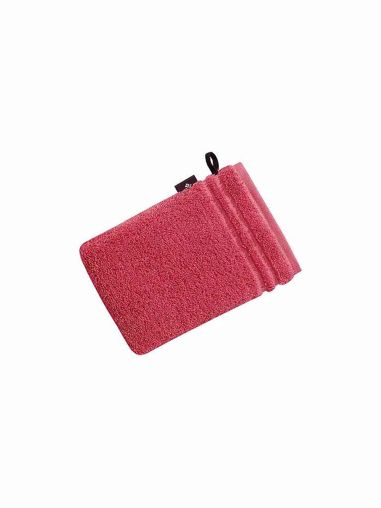 VOSSEN | Guante de baño VIENNA STYLE SUPERSOFT 16x22cm Maroon | Rosa