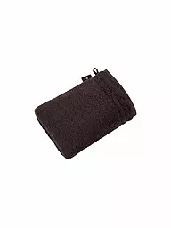 VOSSEN | Guante de baño VIENNA STYLE SUPERSOFT 16x22cm Marrón oscuro | Marrón