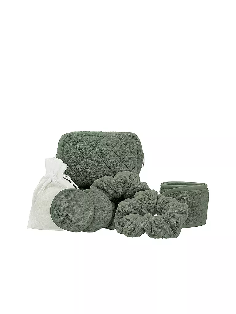 VOSSEN | Neceser 11 piezas BEAUTY BAG Detox Green | Verde oscuro