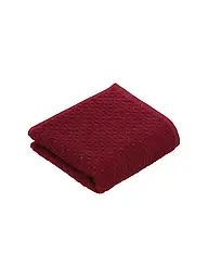 VOSSEN | Toalla 50x100cm GOLDEN CENTURY Gris Pizarra | Rojo oscuro