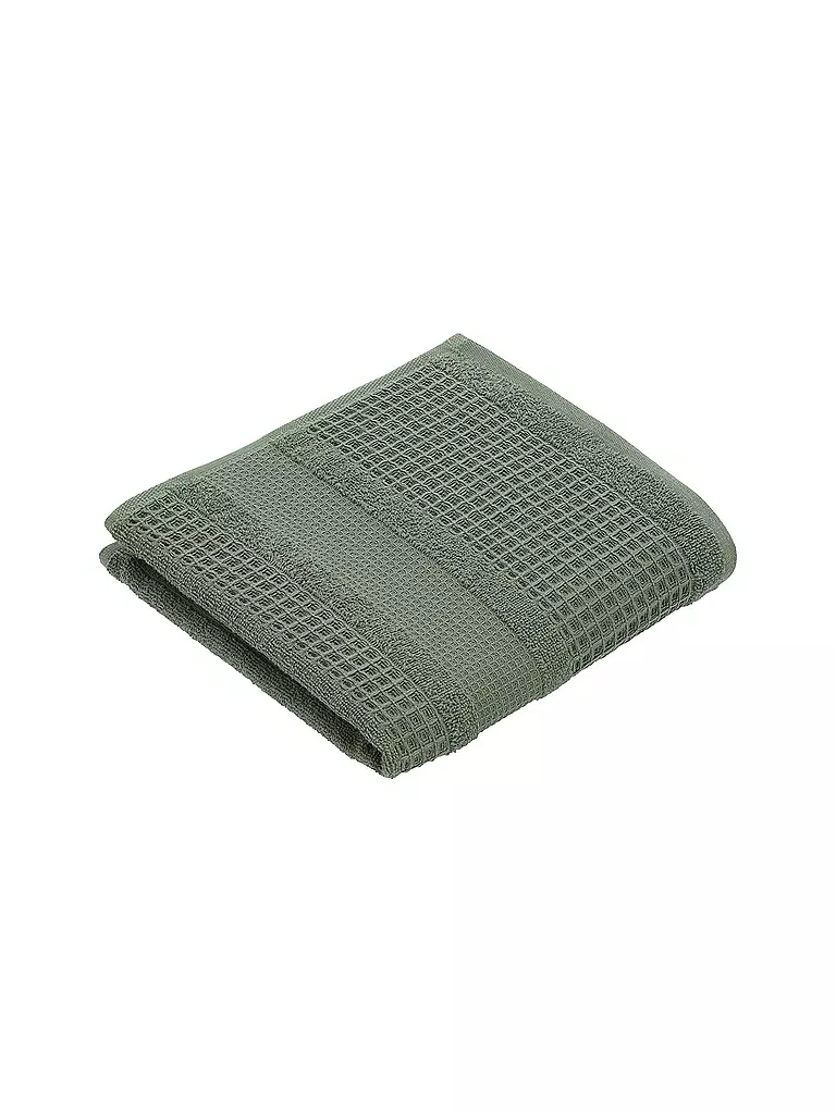 VOSSEN | Toalla 50x100cm SENSES Detox Green | Verde oscuro