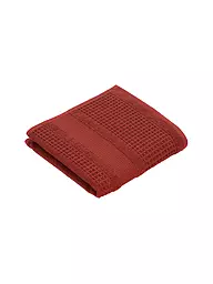 VOSSEN | Toalla 50x100cm SENSES Pearl Skin | Rojo oscuro