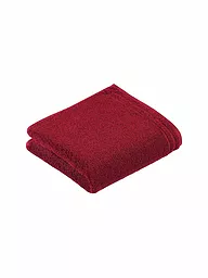 VOSSEN | Toalla CALYPSO FEELING 50x100cm Laguna | Rojo oscuro