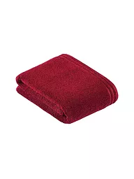 VOSSEN | Toalla de baño CALYPSO FEELING 100x150cm Marfil | Rojo oscuro