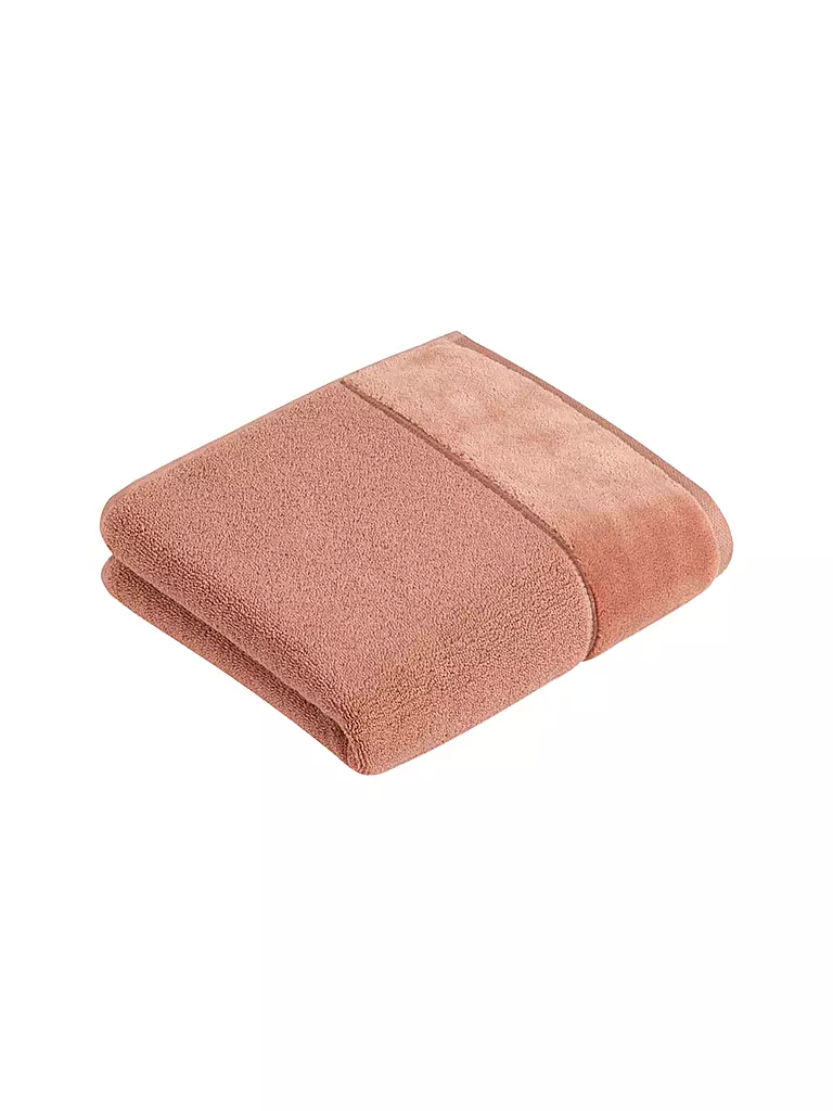 VOSSEN | Toalla de ducha PURE 67x140cm Red Wood | Rosa
