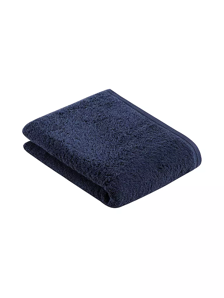 VOSSEN | Toalla de ducha VEGAN LIFE 67x140cm Azul Marino | Azul oscuro