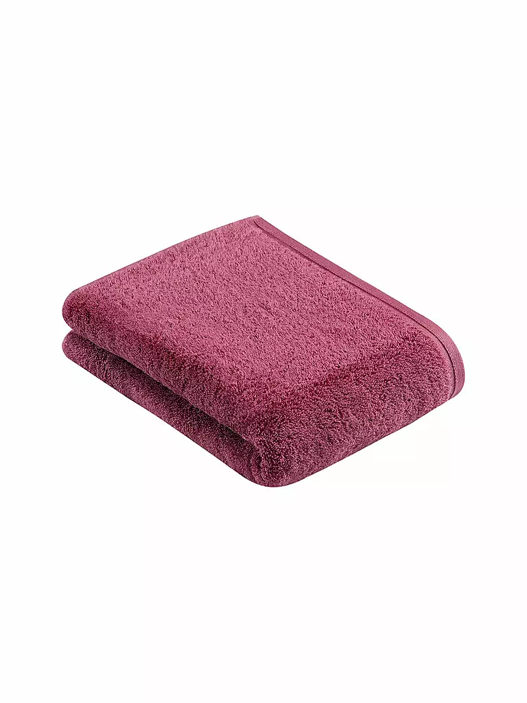 VOSSEN | Toalla de ducha VEGAN LIFE 67x140cm Blackberry | Fucsia
