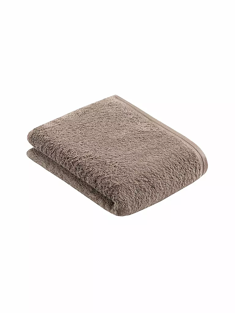 VOSSEN | Toalla de ducha VEGAN LIFE 67x140cm Pepplestone | Marrón