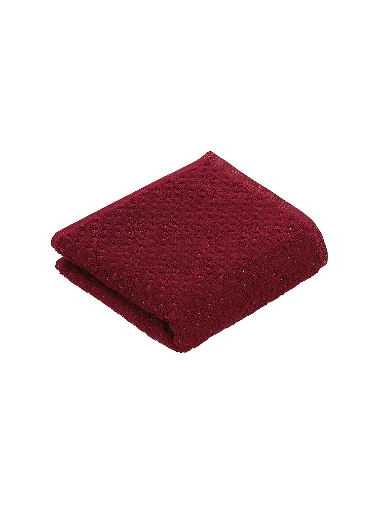 VOSSEN | Toalla de tocador 30x50cm GOLDEN CENTURY Rubí | Rojo oscuro