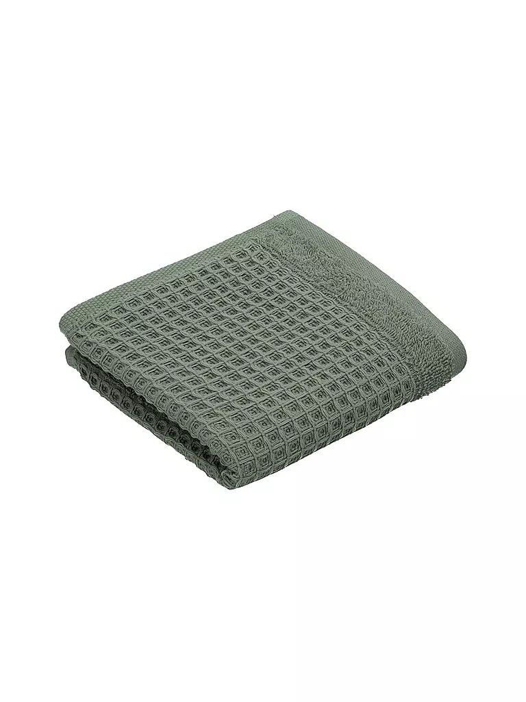 VOSSEN | Toalla de tocador 30x50cm SENSES Detox Green | Verde oscuro