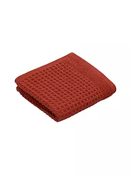 VOSSEN | Toalla de tocador 30x50cm SENSES Detox Green | Rojo oscuro