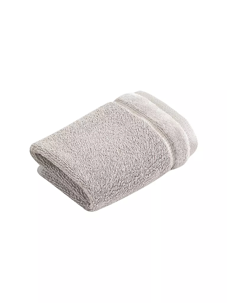 VOSSEN | Toalla de tocador PURE 30x30cm Stone | Plata