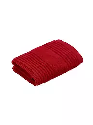 VOSSEN | Toalla de tocador TOMORROW 30x30cm Stone | Rojo