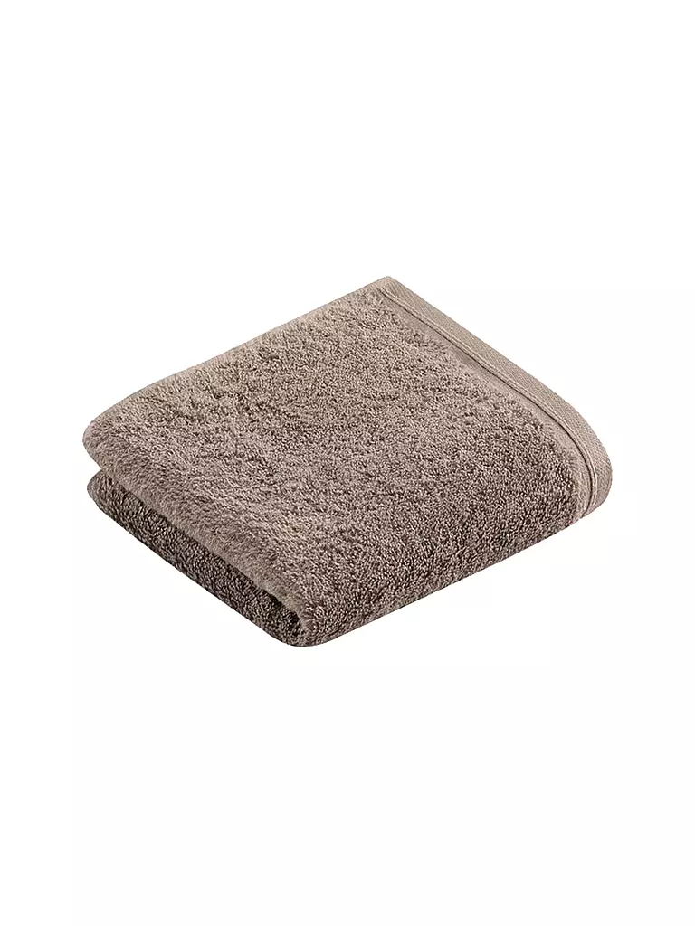 VOSSEN | Toalla de tocador VEGAN LIFE 40x60cm Pepplestone | Marrón