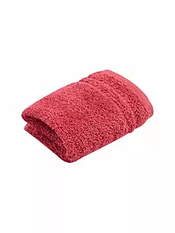 VOSSEN | Toalla de tocador VIENNA STYLE SUPERSOFT 30x30cm Blanco | Rosa