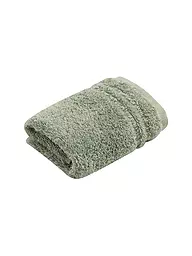 VOSSEN | Toalla de tocador VIENNA STYLE SUPERSOFT 30x30cm Blanco | Verde