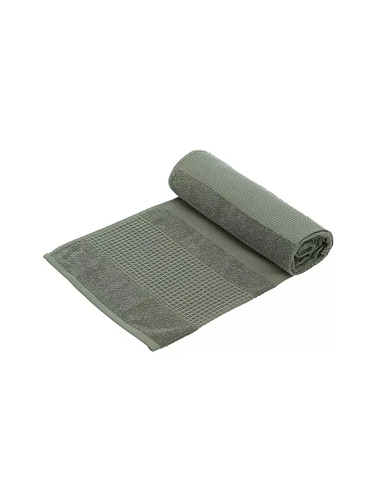 VOSSEN | Toalla de yoga 67x180cm SHALLOW Detox Green | Verde oscuro